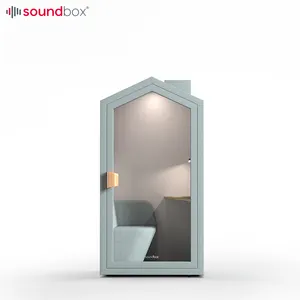 Kapalı ev sessiz kabin özel uzay ofis ev Pod çalışma ofisi satılık akustik Soundbox Booth