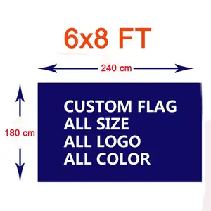 3X5 Voeten Aangepaste Logo Afdrukken Vlaggen Groothandel Promotionele Reclame Vlag Banner Custom Normale Land Vlag