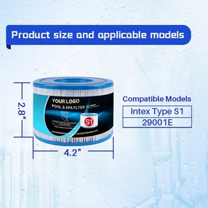 29001E نوع 1 PureSpa مجموعة سهلة تجميع خراطيش استبدال مرشح ، الأزرق والأبيض - Product Image 2
