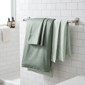 Juego de Ropa de Cama King Size de Lujo, Tejido 100% con Certificación OEKO-TEX, Color Sólido Moderno, con Relleno de Seda y Función Refrigerante - Product Image 5