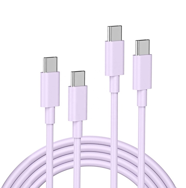HNT Factory 2M USB C to USB C Cable 60W PD Quick Fast Charging 6.6FT Dual Type C Cable 3A TPE USB Data Cable Charger Cord