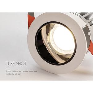 Foco antiniebla impermeable LED moderno, cuerpo de aluminio empotrado, aleros para baño, foco ajustable a prueba de humedad - Product Image 4