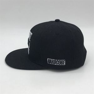 Casquettes Hip Hop personnalisées en gros avec logo brodé 3D en relief, casquette snapback de luxe avec design de logo personnalisé - Product Image 4