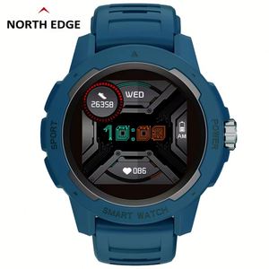 Montre numérique pour homme NORTH EDGE, montres de sport pour homme, écran tactile complet, fréquence cardiaque, podomètre, chronomètre, étanche IP68 - Product Image 1