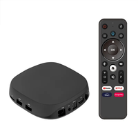 Nouveau lecteur multimédia IATV Q10 Android 12 Allwinner H618 4 Go/32 Go RAM BT4.2 avec télécommande vocale AVI 3D Wi-Fi 2.4G & 5G 4K HDR