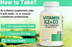Cápsulas Personalizadas de Vitamina D3 + K2, Suplemento Dietético Sin Gluten que Apoya la Salud Ósea y Muscular y Mejora la Inmunidad - Product Image 5