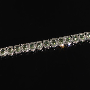Pulsera <span class=keywords><strong>de</strong></span> <span class=keywords><strong>tenis</strong></span> vintage <span class=keywords><strong>de</strong></span> moissanita verde con corte ovalado, pulsera <span class=keywords><strong>de</strong></span> plata <span class=keywords><strong>de</strong></span> ley 925, joyería <span class=keywords><strong>de</strong></span> moissanita VVS <span class=keywords><strong>para</strong></span> <span class=keywords><strong>mujer</strong></span> - Product Image 2