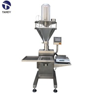 Machine d'emballage de remplissage de dosage de tarière à entraînement électrique semi-automatique additifs de poudre doseur d'emballage de vis pour verre pour sac