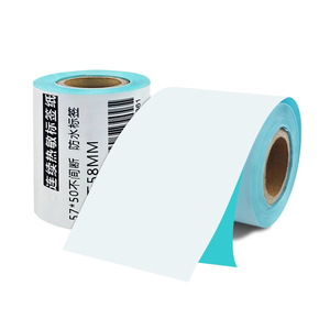 Etiquetas de <span class=keywords><strong>Papel</strong></span> Térmicas Reciclables de 100 x 150 mm, Adhesivas, Resistentes al Agua, Aceite y Alcohol, de Alta Calidad, Personalizables en Rollo - Product Image 1