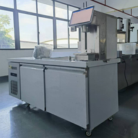 Équipement commercial pour boutique de boba, machine intelligente entièrement automatique pour la préparation de thé au lait aux bulles
