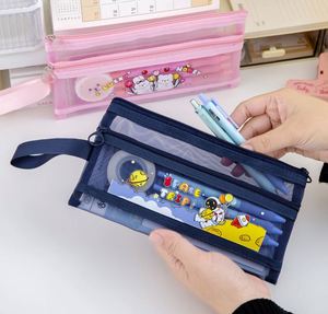 Nouveauté 2025, trousse à crayons rose mignonne pour filles et garçons, enfants, trousse de rangement pour l'école primaire - Product Image 2