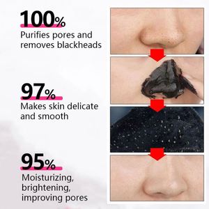 Masque facial en crème peel-off à l'huile d'olive biologique, spécifiquement pour le nez, éliminateur de points noirs, nettoyage des pores, effets éclaircissants et raffermissants, cosmétique - Product Image 3