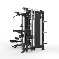 Vente chaude Équipement De Gymnastique À Domicile Squat Smith Machine Câble Crossover pour Musculation Sports Training Caractéristiques Câble Gym Rack