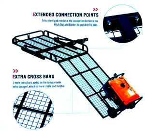 2025 <span class=keywords><strong>prix</strong></span> usine véhicule tout-terrain Portable support voiture queue métal <span class=keywords><strong>Cargo</strong></span> panier voyage pliant bagage cadre - Product Image 6
