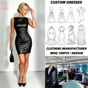 Robe moulante sans manches pour femmes, mini-robe de soirée sans bretelles, couleur unie, toutes saisons - Product Image 1