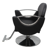 Chaise de coiffure hautement respirante avec dossier, équipement de coiffure adapté aux salons de coiffure et aux salons de beauté