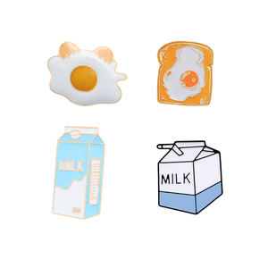 Chine Fabrication Personnalisée Broche LOGO Hamburger Crème Glacée Fruits Alimentaire Sushi Badge Doux Dur Métal Personnalisé Émail Épinglettes - Product Image 6