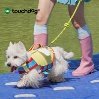 Gilet de sauvetage pour chien, gilet de flottabilité, harnais de sécurité pour animaux de compagnie, corde de remorquage, pour petits chiens, été, plage, piscine, durable, tendance