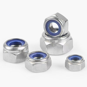 ถั่วหกเหลี่ยมเหล็กกล้าคาร์บอน DIN934/ถั่ว ISO4032เกรด6/8/10ชุบสังกะสีผลิตจากโรงงานจีน - Product Image 2