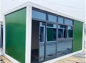 Vàng mô-đun thép đúc sẵn nhà thiết kế Trung Quốc nhà <span class=keywords><strong>container</strong></span> ngoài trời và văn phòng dễ dàng để lắp ráp - Product Image 4