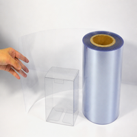 Fournisseur chinois en gros de feuilles de PVC transparentes rigides de 150 microns en rouleau pour boîtes pliantes