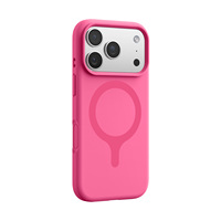 Coques de téléphone en silicone souple magnétique colorées et vibrantes avec tissu en velours pour iPhone 15 16 17 18 Pro Max