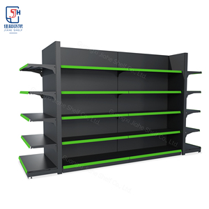 Estanterías/Exhibidores Metálicos de Doble Cara para Supermercados/Almacenes, Marca OBM, Fabricación Personalizada, MOQ Bajo, Capacidad de Carga Ligera de 120 kg/nivel - Product Image 3
