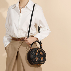 <span class=keywords><strong>Sac</strong></span> à <span class=keywords><strong>main</strong></span> <span class=keywords><strong>rond</strong></span> de petite taille personnalisé à la mode Loumixer 2025, <span class=keywords><strong>sac</strong></span> à <span class=keywords><strong>main</strong></span> de créateur, <span class=keywords><strong>sac</strong></span> à <span class=keywords><strong>main</strong></span> femme, <span class=keywords><strong>sac</strong></span> à <span class=keywords><strong>main</strong></span> bicolore - Product Image 4