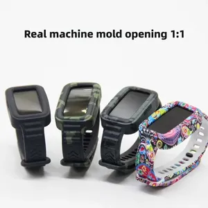 Bracelet de protection intégré pour Huawei <span class=keywords><strong>Band</strong></span> <span class=keywords><strong>6</strong></span> 7 8 9 10 <span class=keywords><strong>Honor</strong></span> <span class=keywords><strong>Band</strong></span> <span class=keywords><strong>6</strong></span> 7 Series, bracelet de sport en TPU résistant, Correa - Product Image 5