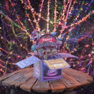 <span class=keywords><strong>Carte</strong></span> de vœux créative en papier creux 3D, sculpture pop-up, anniversaire et Noël, personnalisable, colorée, joyeux anniversaire - Product Image 2