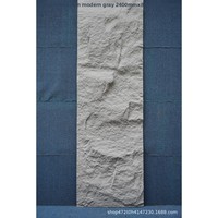 Panneau de parement en pierre culturelle légère en PU, grande dalle, pour murs intérieurs/extérieurs, mur de fond, tête de porte en pierre
