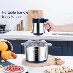 Picadora de Carne Multifuncional de Acero Inoxidable de 5L, Electrodoméstico de Cocina, Rebanador de Verduras, Picadora de Carne OEM de 5L - Product Image 2
