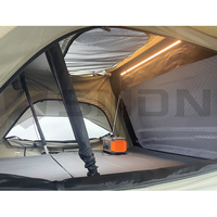 Carpa de Techo Rígida de Lona con Carcasa de ABS para Vehículos 4x4, Apertura Lateral, para Campamento al Aire Libre, Cuatro Estaciones, Gran Espacio, Ligera, para 4 Personas