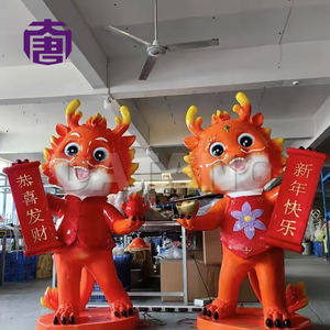 Lámpara LED 3D de Dragón del Zodiaco, Personalizada, Impermeable IP65, de Resina y Fibra de Vidrio, para Decoración Navideña y de Año Nuevo en Exteriores - Product Image 5