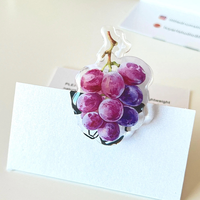 Clip en acrylique transparent double face personnalisé pour animation, en PP