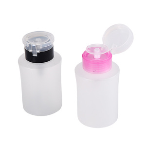 180ml Pink Conical Pump Dispenser Bottle Empty Liquid Alcohol <b>Nail</b> Polish Remover Cleaner - Product Image 5