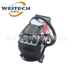 Compresor de Aire para Neumáticos Weitech de 12V, Monocilíndrico, con Manómetro Analógico, Bomba de Aire Portátil para Automóvil - Product Image 4