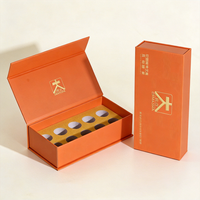 Boîte en papier rigide magnétique de style livre personnalisée avec insert en EVA pour l'emballage de produits de beauté, de soins de la peau et de soins de santé, vente en gros de haute qualité