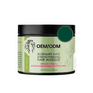 Mascarilla Capilar de Romero y Menta OEM ODM 340g Fortalecedora para Cabello Dañado - Product Image 1