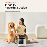Machine de toilettage pour animaux de compagnie multifonctionnelle 6 en 1, 3 niveaux d'aspiration réglables, aspirateur anti-statique pour poils d'animaux pour chiens et chats