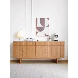 Japanese Style Solid Wood <b>Sideboard</b> 160x43x80cm New Zealand Pine Modern Minimalist Living Room <b>Storage</b> Cabinet - Product Image 4
