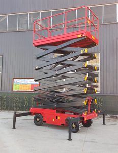 Capacidad más vendida 300-500KG Plataforma de elevación telescópica hidráulica de tijera eléctrica móvil más vendida - Product Image 4