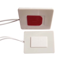 LTE 4GHz 700-2700MHz Kabel Ganda Antena Panel 10dBi SMA Dengan 2 Konektor TS9 Putih Kabel RG174 3 Meter