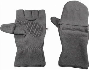 Gants d'hiver personnalisés pour l'extérieur, en polaire, longueur poignet, avec capuche amovible, poche zippée, compatibles écran tactile et détection d'aiguille - Product Image 1