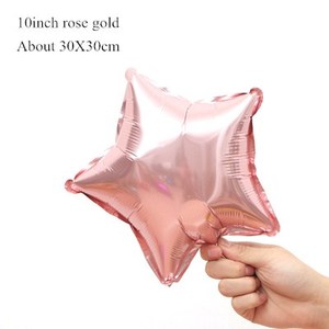 Ballon en aluminium en forme d'étoile à cinq branches de 18 pouces, ballon en feuille pour décoration de Noël, de <span class=keywords><strong>mariage</strong></span> ou de fête - Product Image 2