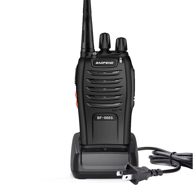 DMR Walkie Talkie Baofeng BF-666S Long Ran VHF UHF Mobile Communication Transmitter BF-666S FM Radio Handheld Mobile Device