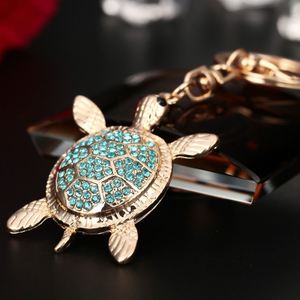 High Quality Creative Metal Animal <b>Key</b> <b>Chain</b> Zinc Alloy Cute Diamond Car Sea Turtle Keychain Crystal <b>Key</b> <b>Chains</b> - Product Image 2
