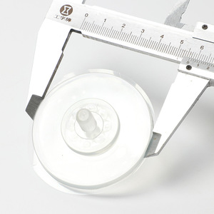 Transparent Suction Cup With Threaded Stem For Bathroom Fixtures And Storage Racks Plastic Material D1F05 Epoxy Backing - Product Image 3