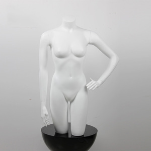 Maniquí de torso masculino blanco mate sin cabeza de <span class=keywords><strong>medio</strong></span> <span class=keywords><strong>cuerpo</strong></span> - Product Image 4