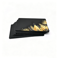 ZD NTAG215 NFC-Karte mit Matt-PVC-Druck und Goldgeprägtem LOGO, Wasserdichte Goldkarten für Luxuswaren-Verkaufsstellen